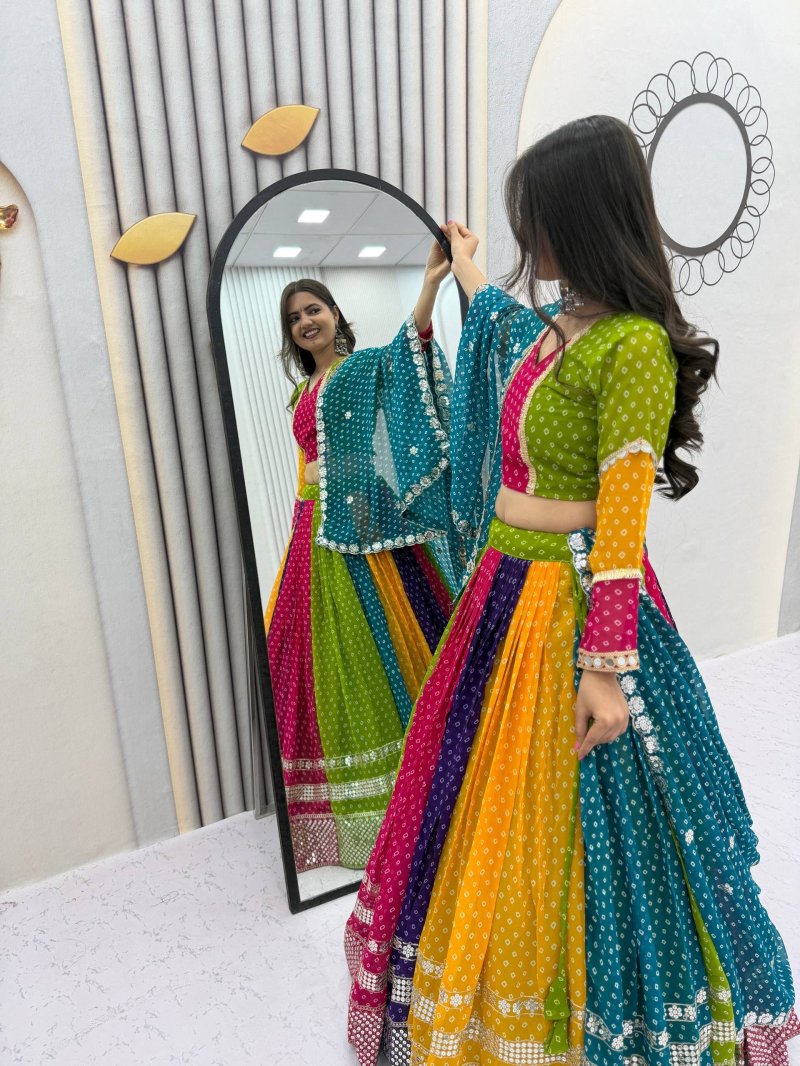 Pc 588 Georgette Navratri Special Chaniya Choli